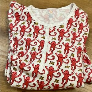 Roller Rabbit Red and White Pajamas